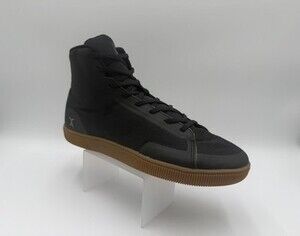 Flux Footwear Men's 11 Adapt High Top Trainer Black Gum Athletic Shoes Sneakers